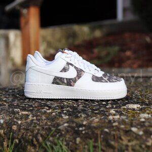 Customized Nike Air Force 1 Low Realtree Camo Sneaker Custom NWT